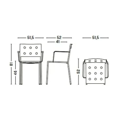 Balcony Dining  Gartenarmlehnstuhl