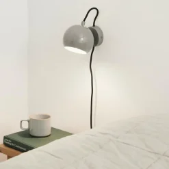 Ball Magnet Wandleuchte glänzend