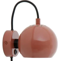 Ball Magnet Wandleuchte glänzend