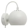 Ball Magnet Wandleuchte matt