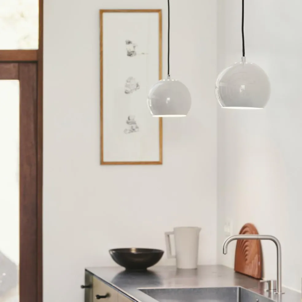 Ball Pendelleuchte Ø18cm glänzend