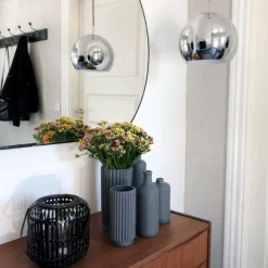 Ball Pendelleuchte Ø18cm Metallic