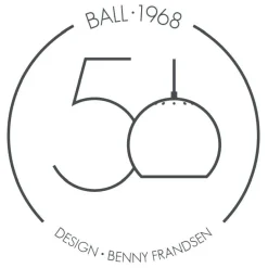 Ball Pendelleuchte Ø18cm Metallic