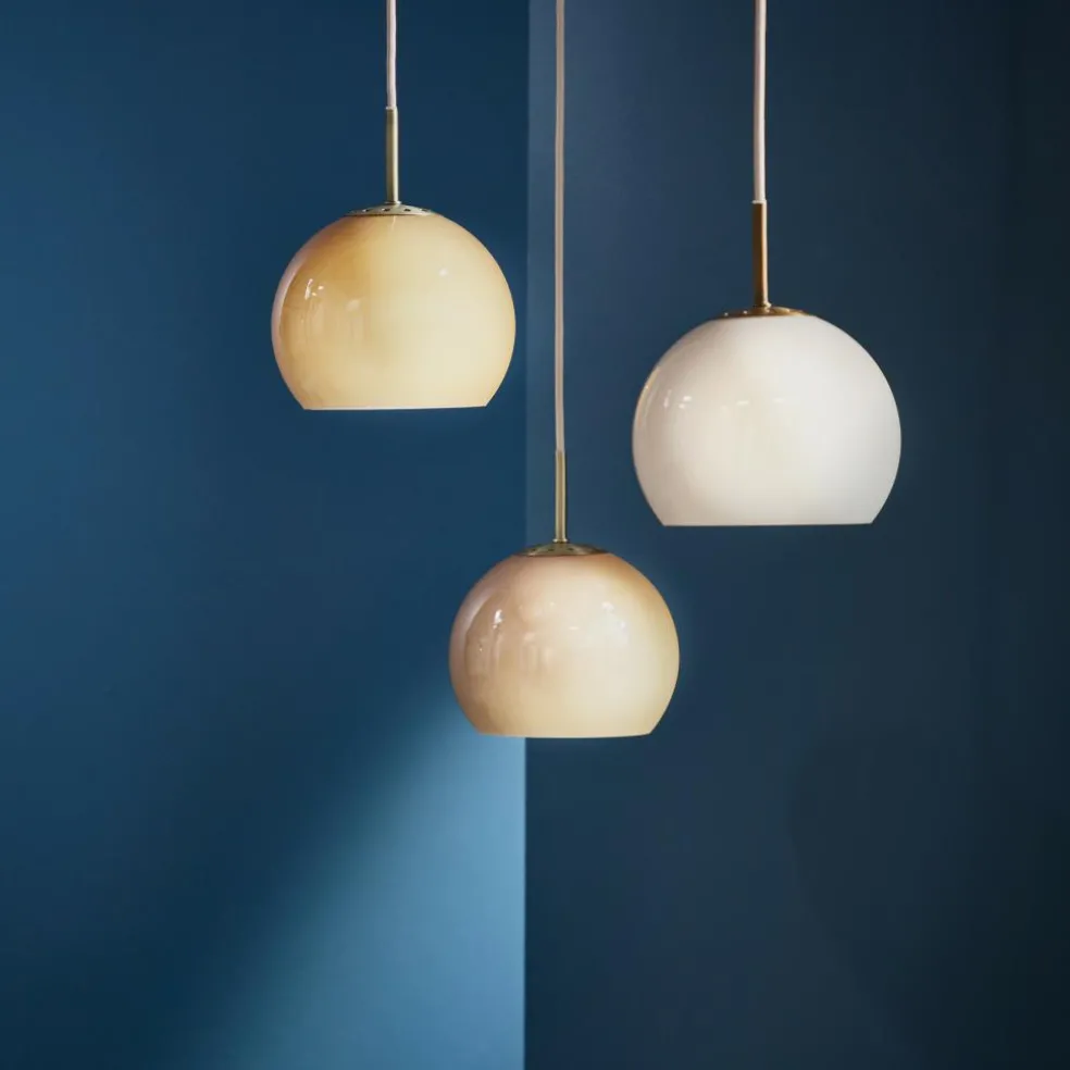 Ball Pendelleuchte Glas Ø 18cm