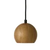 Ball Pendelleuchte Holz Ø12cm