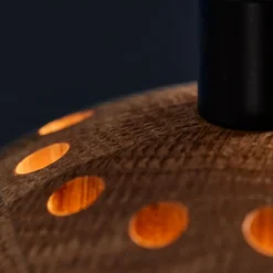 Ball Pendelleuchte Holz Ø12cm