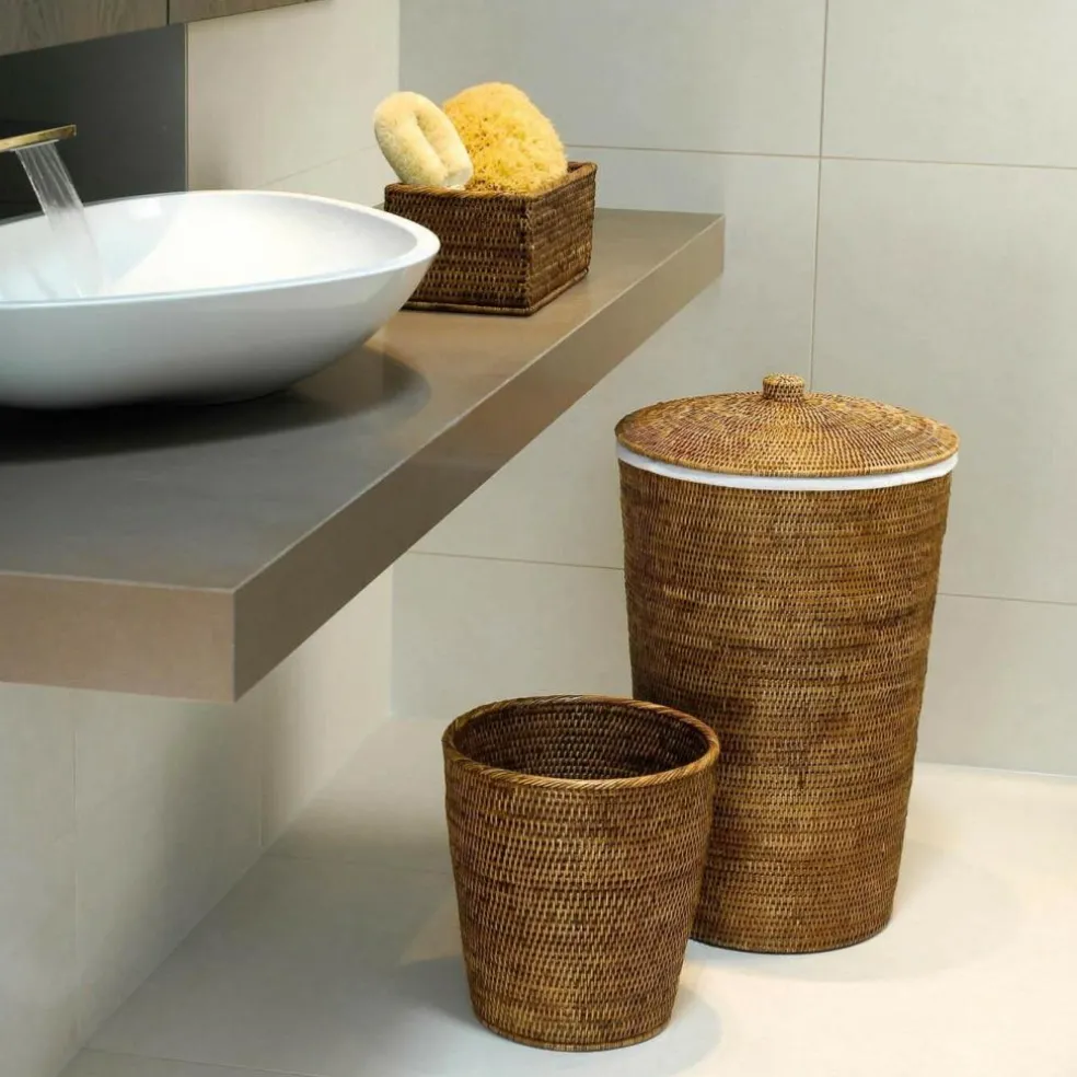 Basket PK Papierkorb Rattan