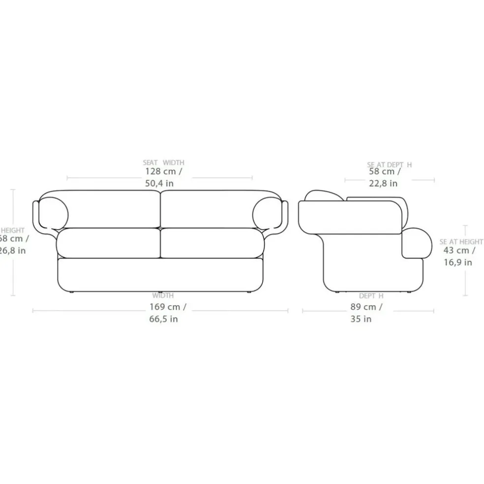 Basket 2-Sitzer Sofa