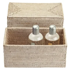 Basket UTBMD Rattan-Behälter mit Deckel