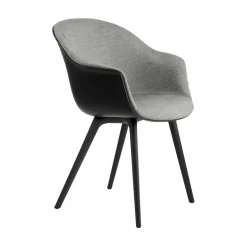 Bat Schalenstuhl Frontpolsterung Gestell Kunststoff