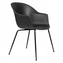 Bat Schalenstuhl Gestell konisch schwarz