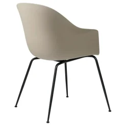 Bat Schalenstuhl Gestell konisch schwarz