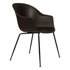 Bat Schalenstuhl Gestell konisch schwarz