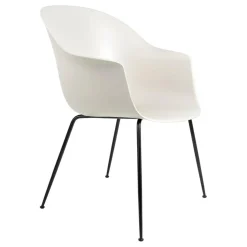 Bat Schalenstuhl Gestell konisch schwarz