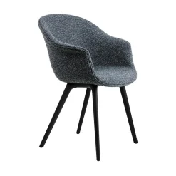 Bat Schalenstuhl Vollpolsterung Gestell Kunststoff