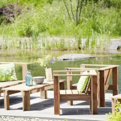 Batten Teakholz Loungesessel