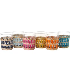 Becher inkl. Schilfhalter 6er Set