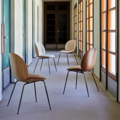 Beetle 3D Veneer Stuhl Stoff gepolstert