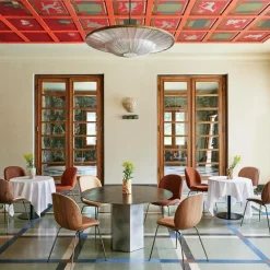 Beetle 3D Veneer Stuhl Stoff gepolstert