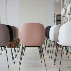 Beetle Stuhl Gestell schwarz-chrom