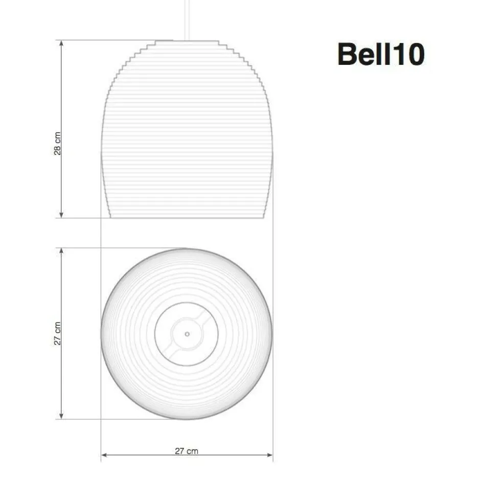 Bell Pendelleuchte weiß