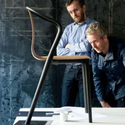 Belleville Armlehnstuhl Holz