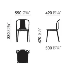 Belleville Gartenstuhl Kunststoff