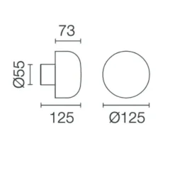 Bellhop LED Außenwandleuchte