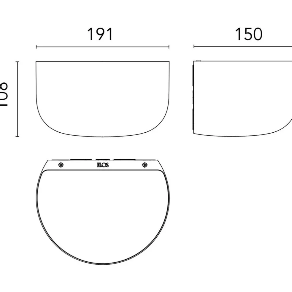 Bellhop Wall Up LED Wandleuchte