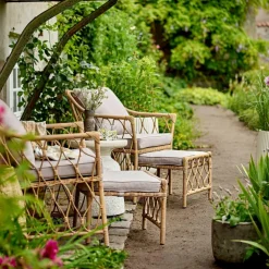 Belluce Loungestuhl mit Hocker