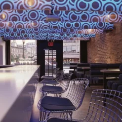 Bertoia Barstuhl 74cm mit Sitzkissen