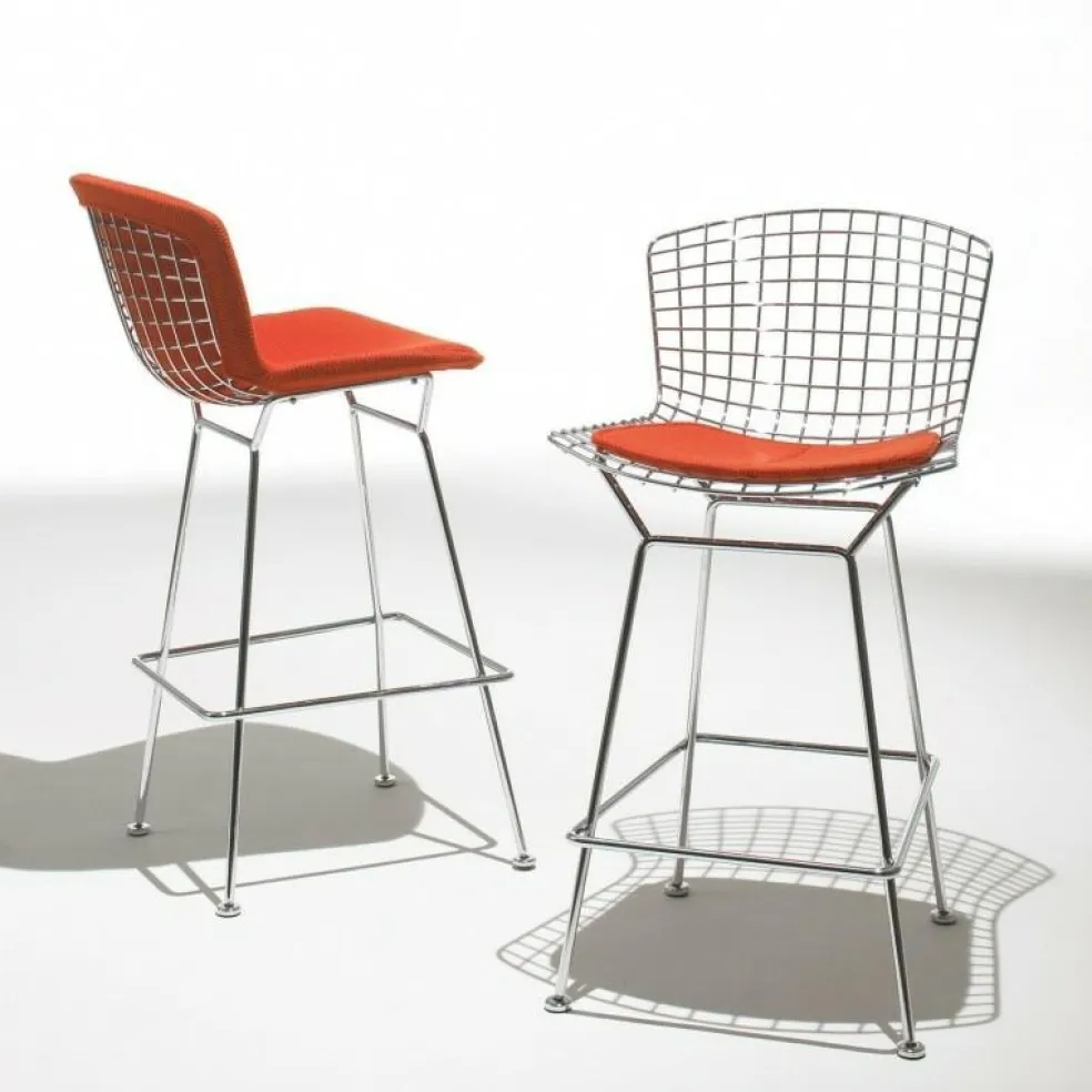 Bertoia Barstuhl 74cm mit Sitzkissen