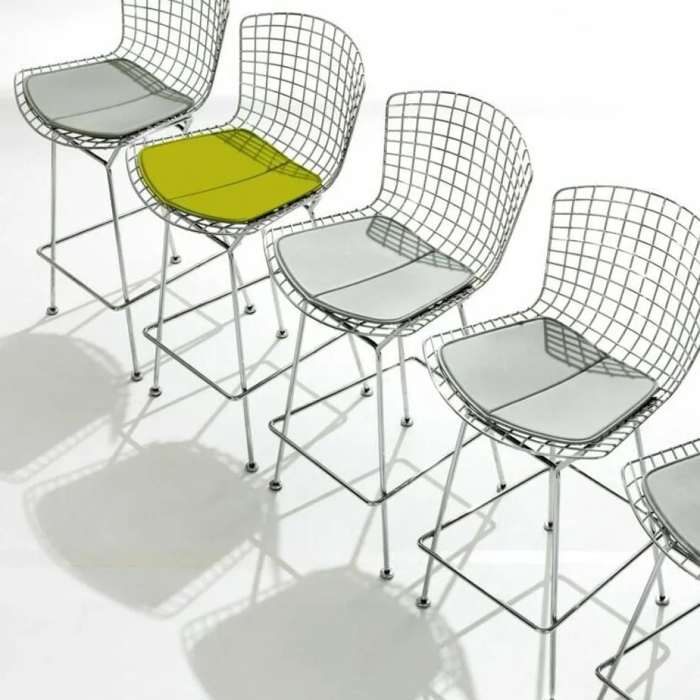 Bertoia Barstuhl 74cm mit Sitzkissen