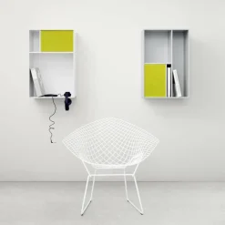 Bertoia Diamond Sessel mit Sitzkissen