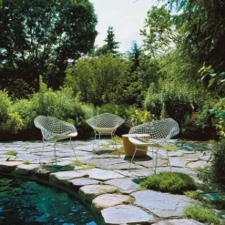 Bertoia Diamond Sessel mit Sitzkissen