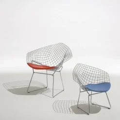 Bertoia Diamond Sessel mit Sitzkissen