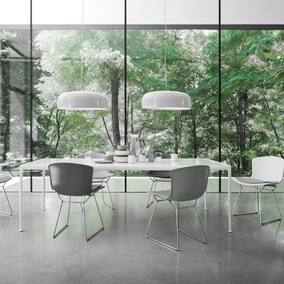 Bertoia Plastic Side Chair Stuhl 4er Set