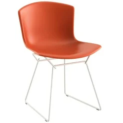 Bertoia Plastic Side Chair Stuhl Gestell weiß