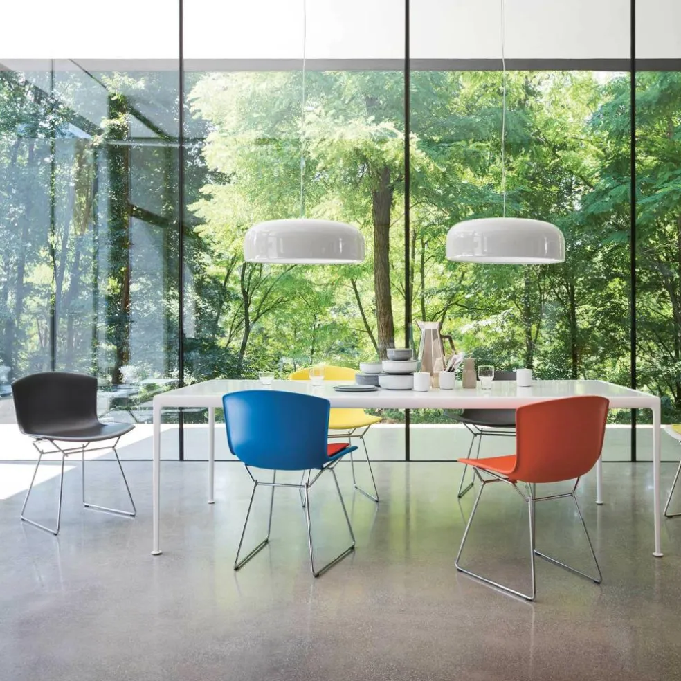 Bertoia Plastic Stuhl Gestell verchromt