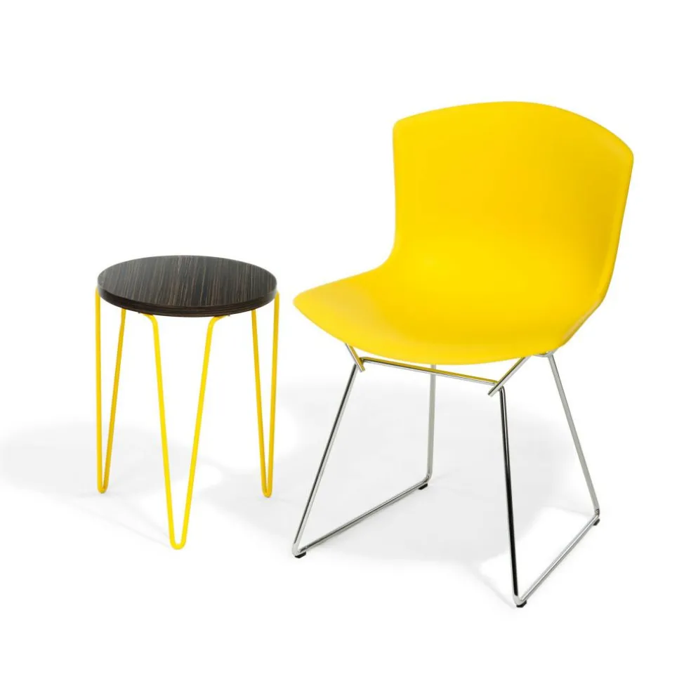 Bertoia Plastic Stuhl Gestell verchromt