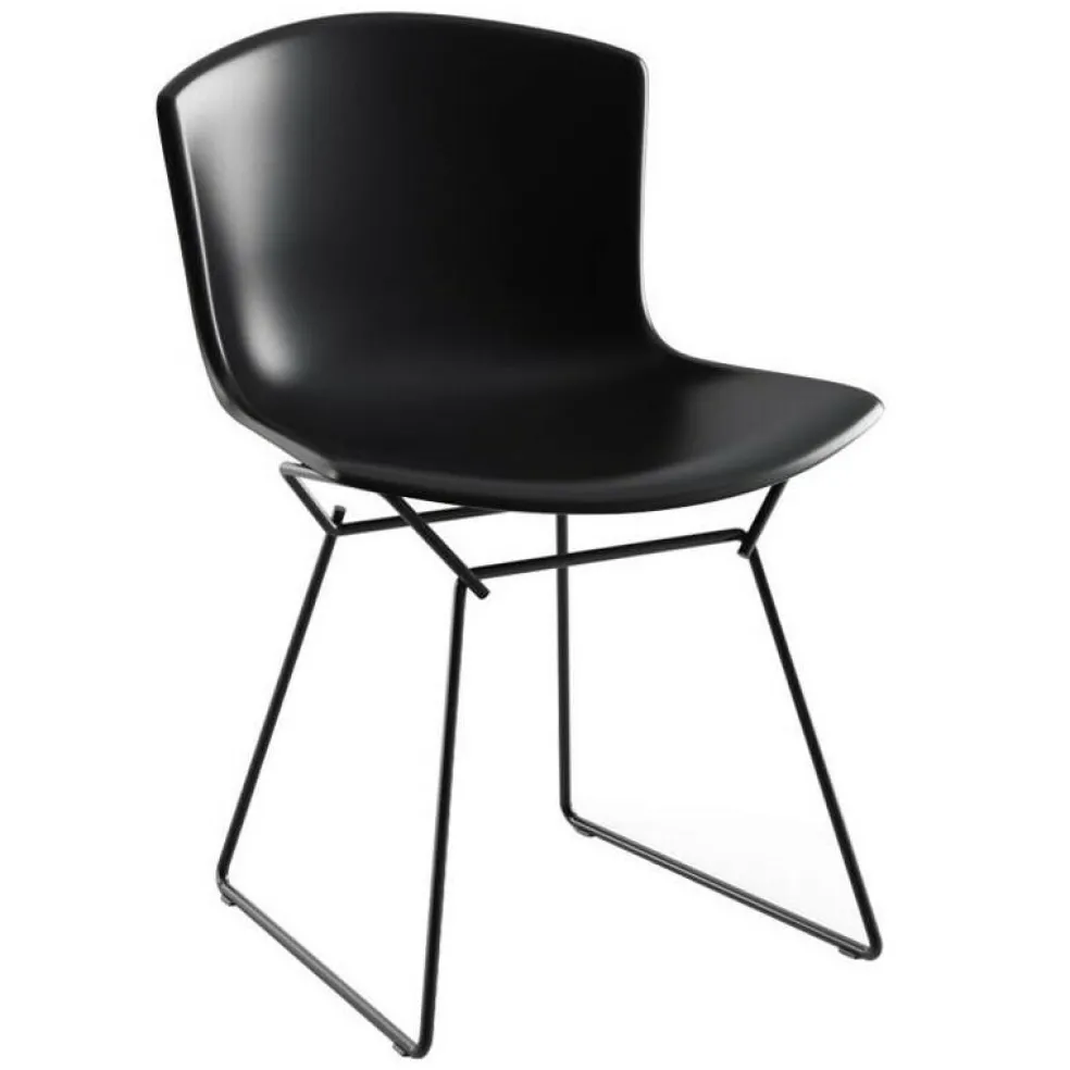 Bertoia Plastic Stuhl Gestell schwarz