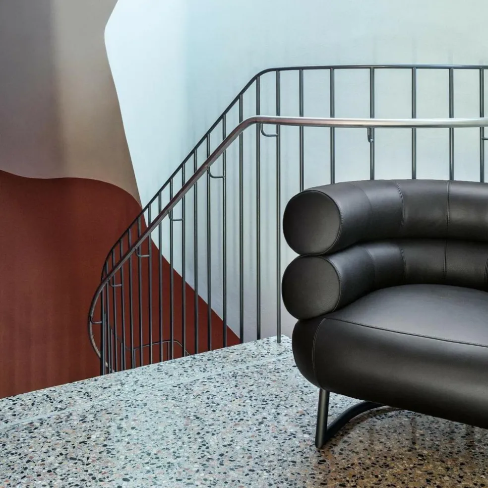 Bibendum Sessel Gestell schwarz