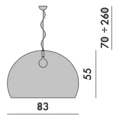 Big FL/Y Pendelleuchte