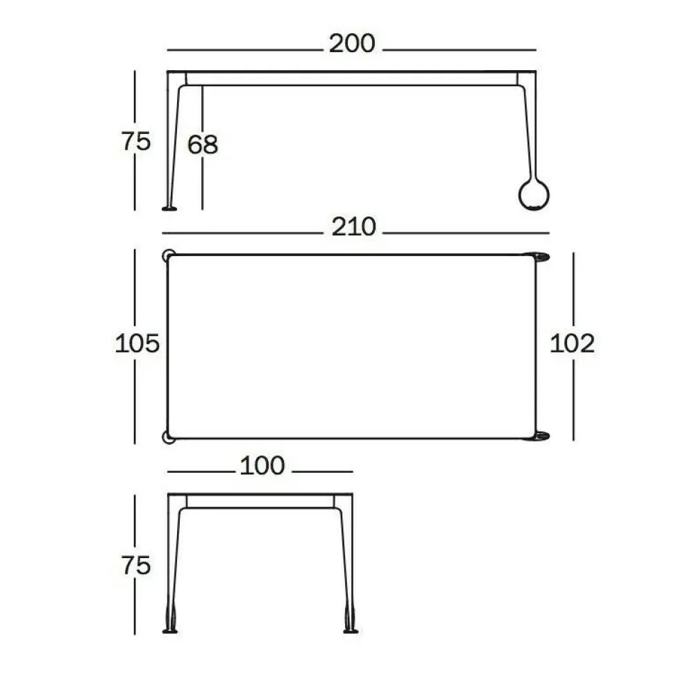 Big Will Esstisch/Schreibtisch