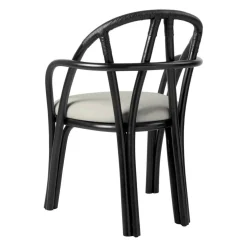 Bistra Armlehnstuhl Gestell Ebenholz