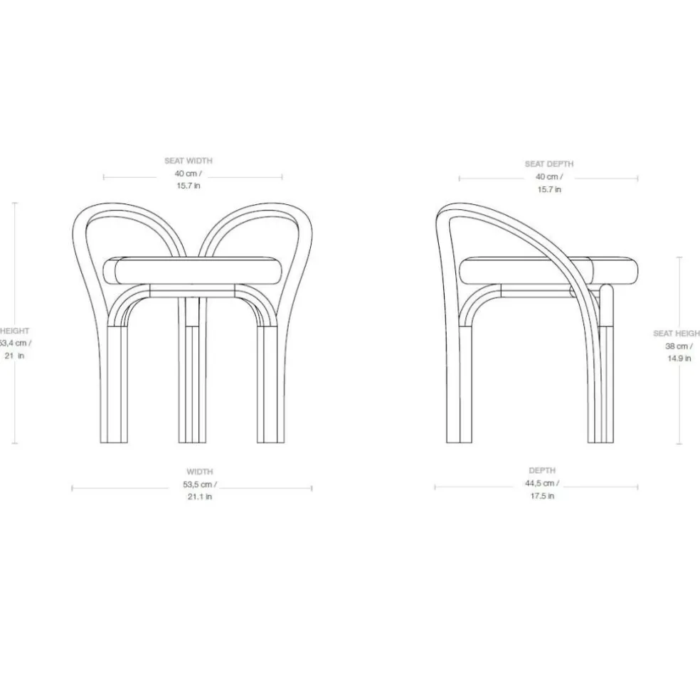 Bistra Hocker Gestell Oliv