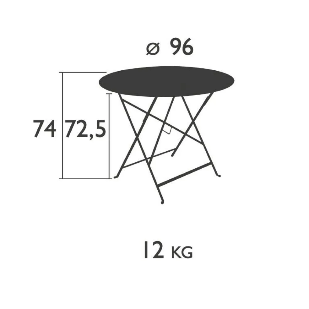 Bistro Klapptisch Ø96cm
