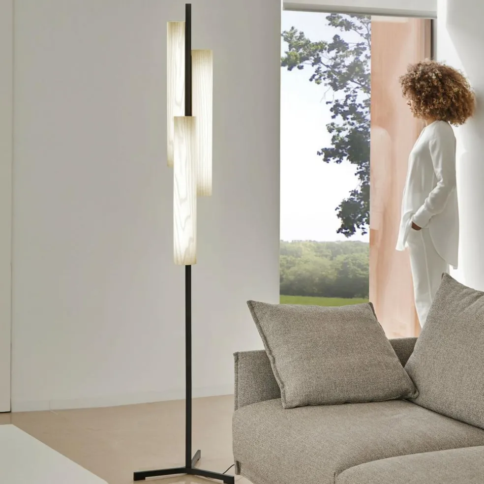 Black Note Triplet LED Stehleuchte Gestell schwarz