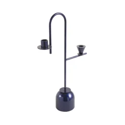 Blue Kerzenständer H 43cm