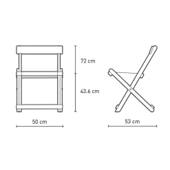 BM4570 Gartenstuhl klappbar